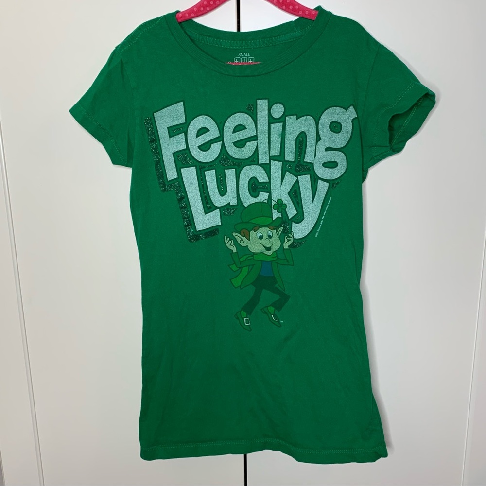 TNT Feeling Lucky Charm Leprechaun Graphic T-Shirt